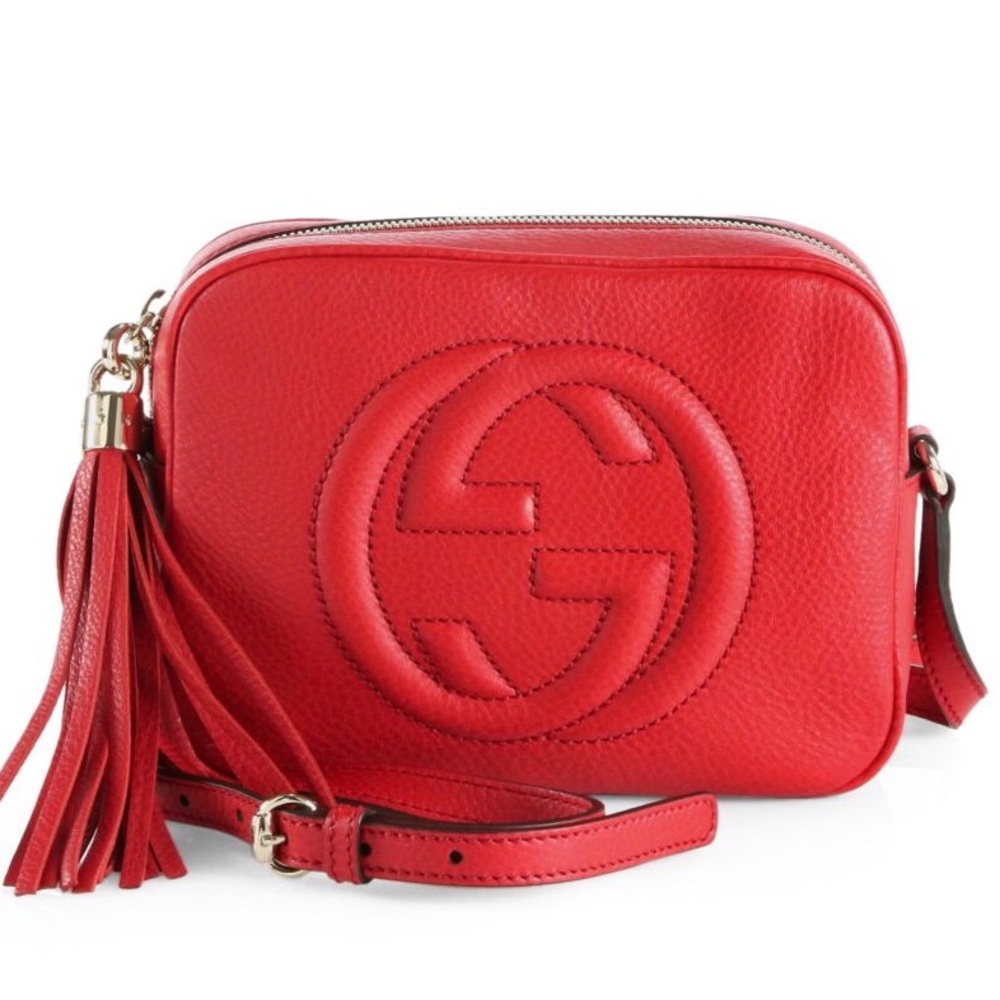 Gucci Soho Leather Tassel Camera Bag